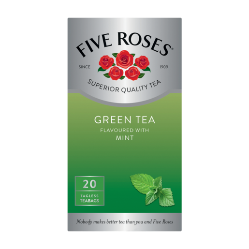 FIVE ROSES GREEN TEA & MINT