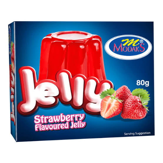 MODAK JELLY STRAWBERRY 80G
