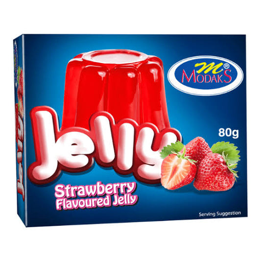 MODAK JELLY STRAWBERRY 80G