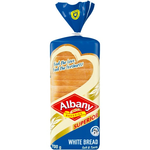 ALBANY SUPERIOR WHITE BREAD