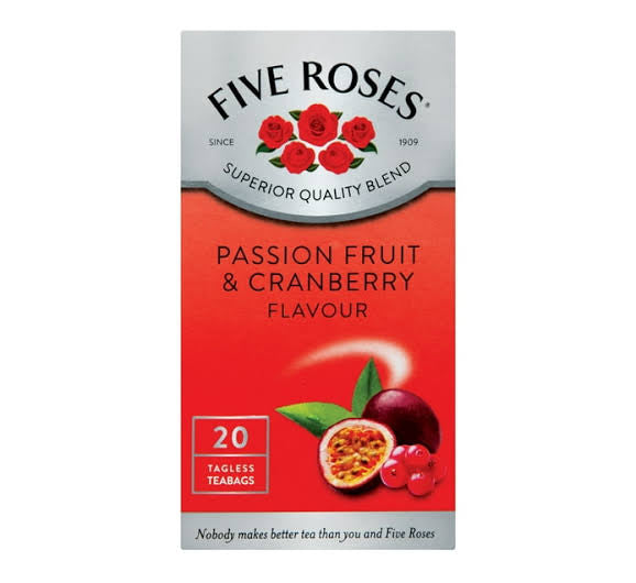 FIVE ROSES PASSION FRUIT & CRANEBERRY